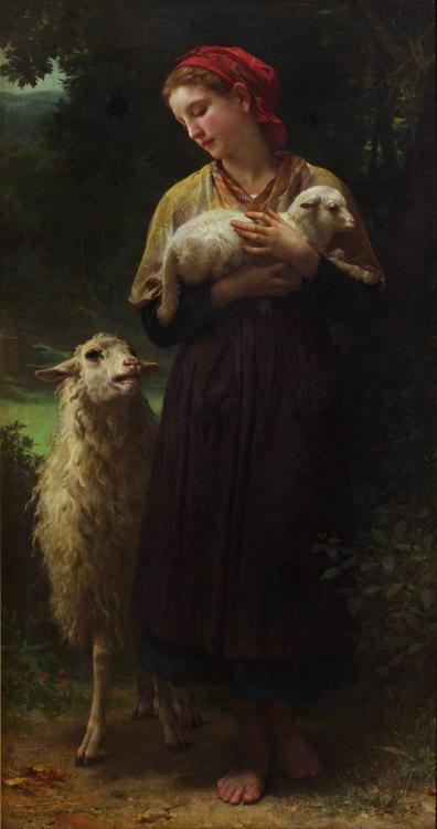Adolphe William Bouguereau The Shepherdess (mk26) Germany oil painting art